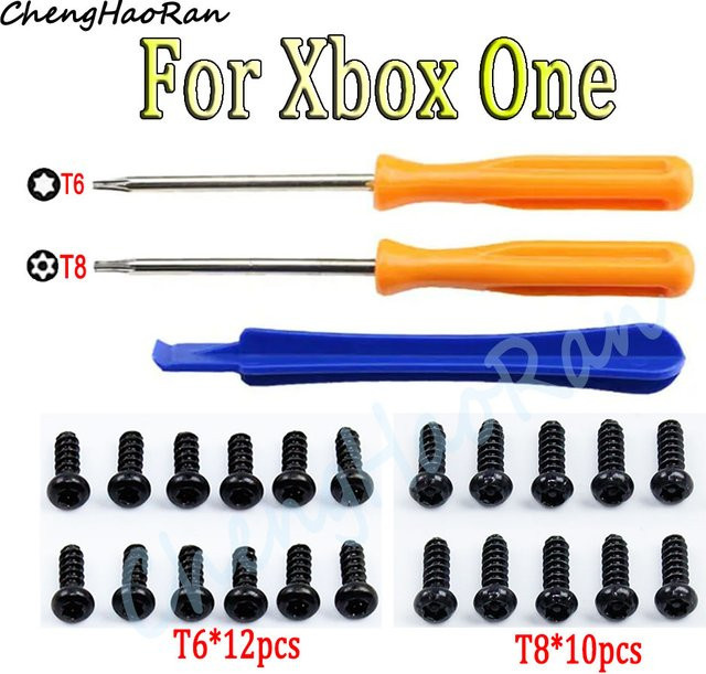 ChengHaoRan Game Tools Kit für Xbox One, Series X, Series S und Elite Controller Reparatur mit T6 und T8 Torx Schraubendreher und Schrauben - Bild 1