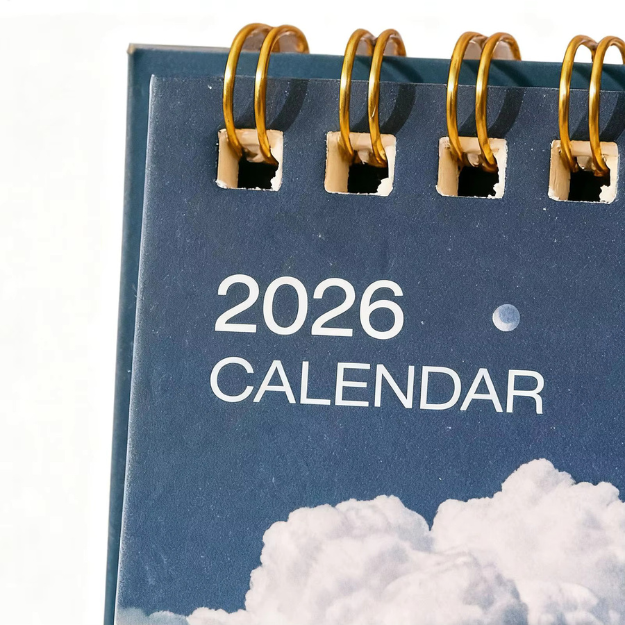 Mini-Tischkalender 2026 Monatsplaner für Büro, Schule und Zuhause - Bild 4
