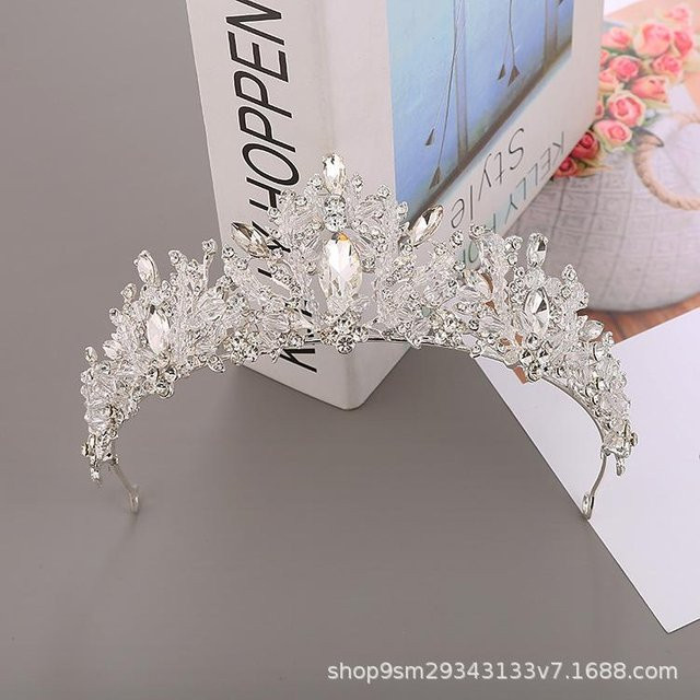 Wucifang Jewelry Brautkrone, Perlen, Kristall, Strass, Damen - Bild 1