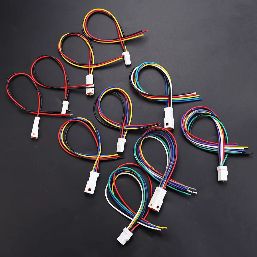 JCD JST Wasserdichte Drahtstecker und Buchsen mit Kabel 0,6 mm für 1P bis 8P Anschlüsse - Bild 2