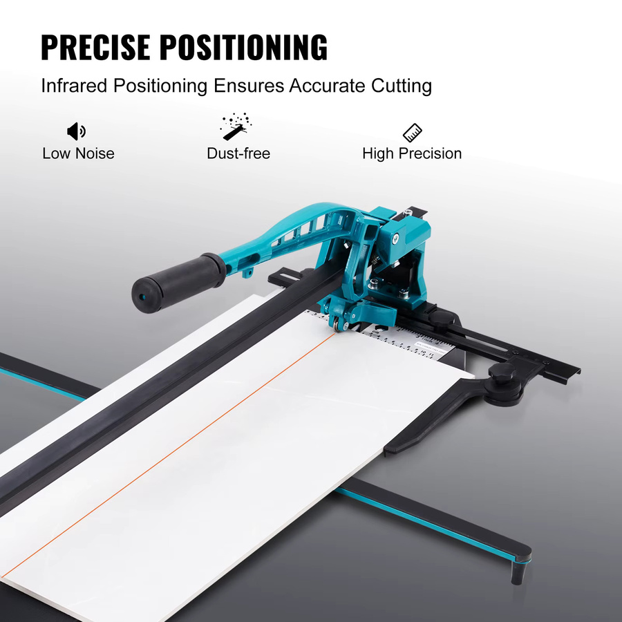 SucceBuy Manueller Fliesenschneider mit Laserpositionierung und Einzelschienen inklusive Stützfüßen für Keramik - Bild 3