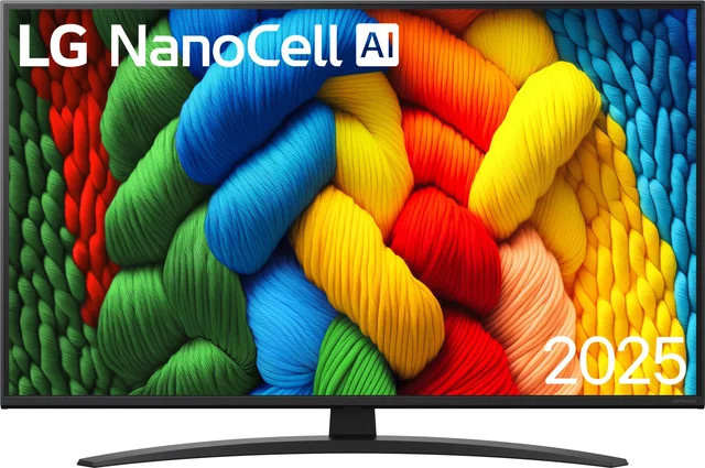 LG NanoCell AI 50NANO81A6A Smart-TV mit 50 Zoll 4K UHD LED Display in Schwarz mit WebOS, WLAN und Bluetooth - Bild 1