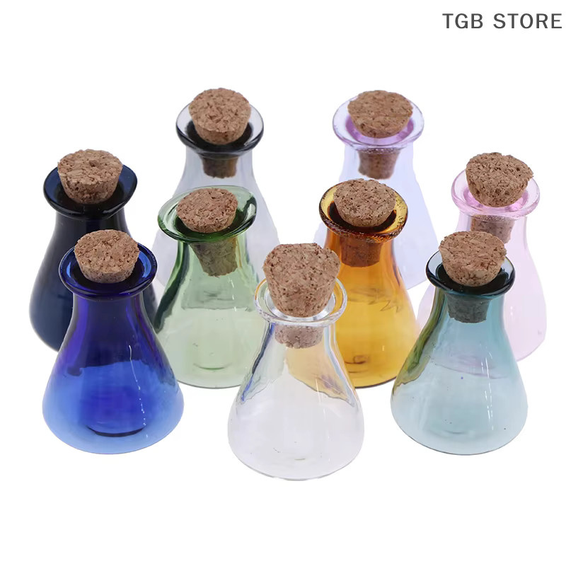 DIAPER&CORED Mini-Flasche, 2-teiliges Set, Glas, Transparent, Bunt / Mehrfarbig - Bild 2