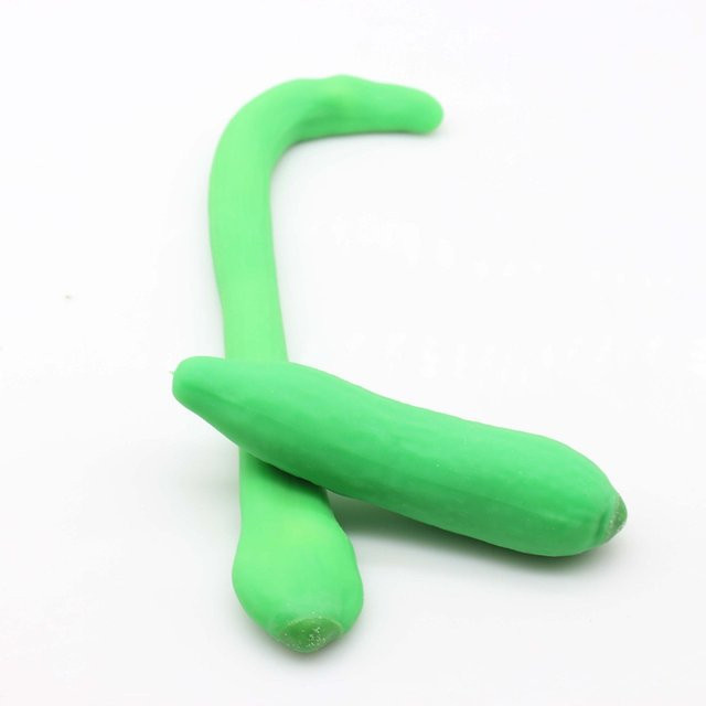 Binchi Keji Travel, Anti-Stress-Spielzeug simulierte Gurke, 2-teiliges Set - Bild 1