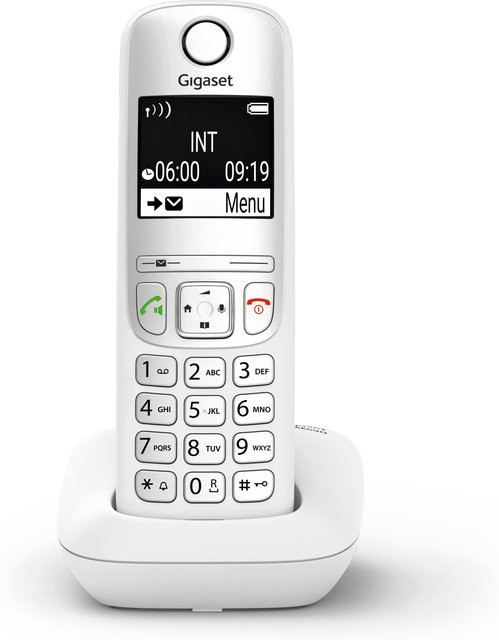 Gigaset AE690 Schnurloses DECT-Telefon mit Freisprecheinrichtung in Weiß - Bild 1