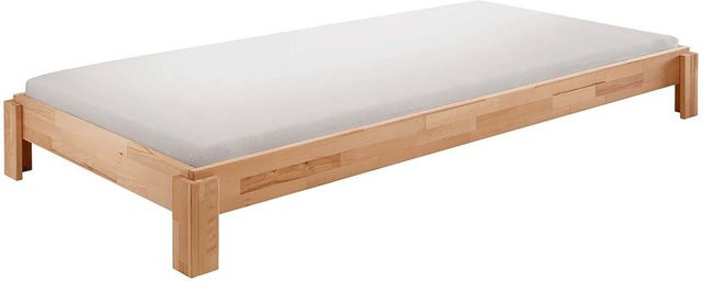 Infantil Stapelbett Denver 2.0 aus Buche geölt, Farbe Natur, B/T/H: 95 x 205 x 30 cm - Bild 1