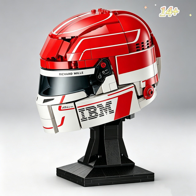 Potdemiel Charles Leclerc Helm, Bausteine, Modell, ab 14 Jahren - Bild 1