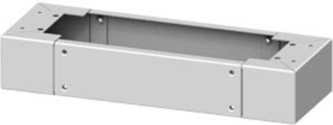 Siemens Sockel 8GK9901-0KA42 aus Stahl in Lichtgrau, B: 105,0 cm, T: 21,0 cm, H: 195,0 cm - Bild 1