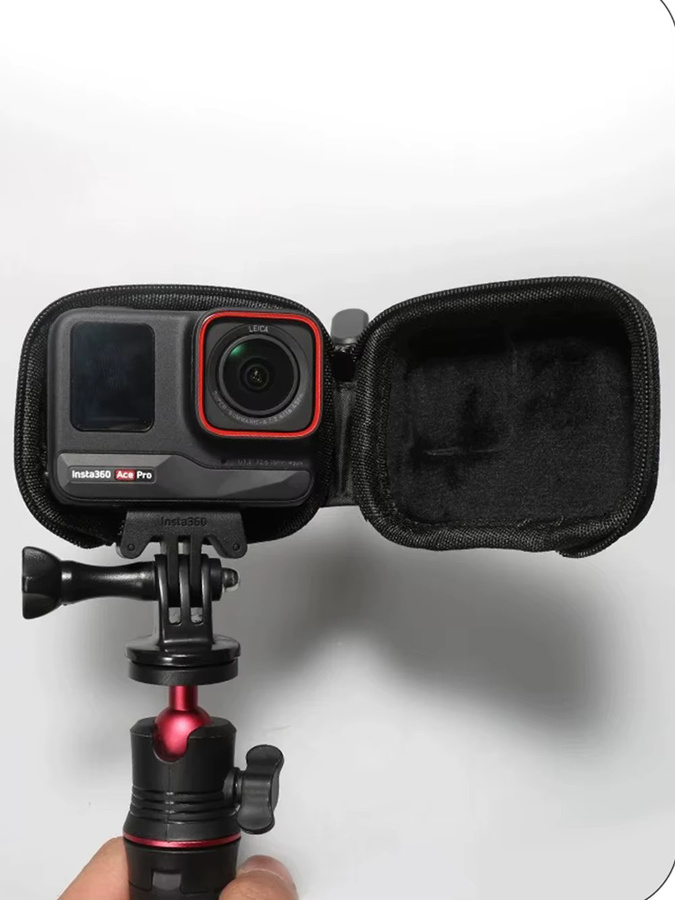 Insta360 Ace und Ace Pro Aufbewahrungstasche sowie AcePro2 Schutzbox in Schwarz, sturzsicher und tragbar - Bild 7