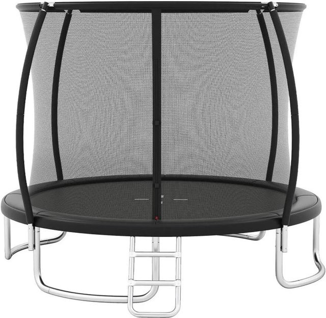 Costway Trampolin Outdoor mit Metallrahmen für Kinder, Durchmesser: 366 cm, Schwarz - Bild 1