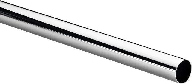 Hettich Schrankrohr rund aus Stahl verchromt in Silber, Durchmesser: 25 mm, Länge: 1200 mm - Bild 1