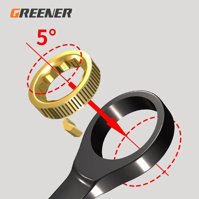 GREENERY Universal-Torx-Schraubenschlüssel mit verstellbarem Drehmoment für Fahrrad, Motorrad und Auto, 6–23 mm - Bild 4