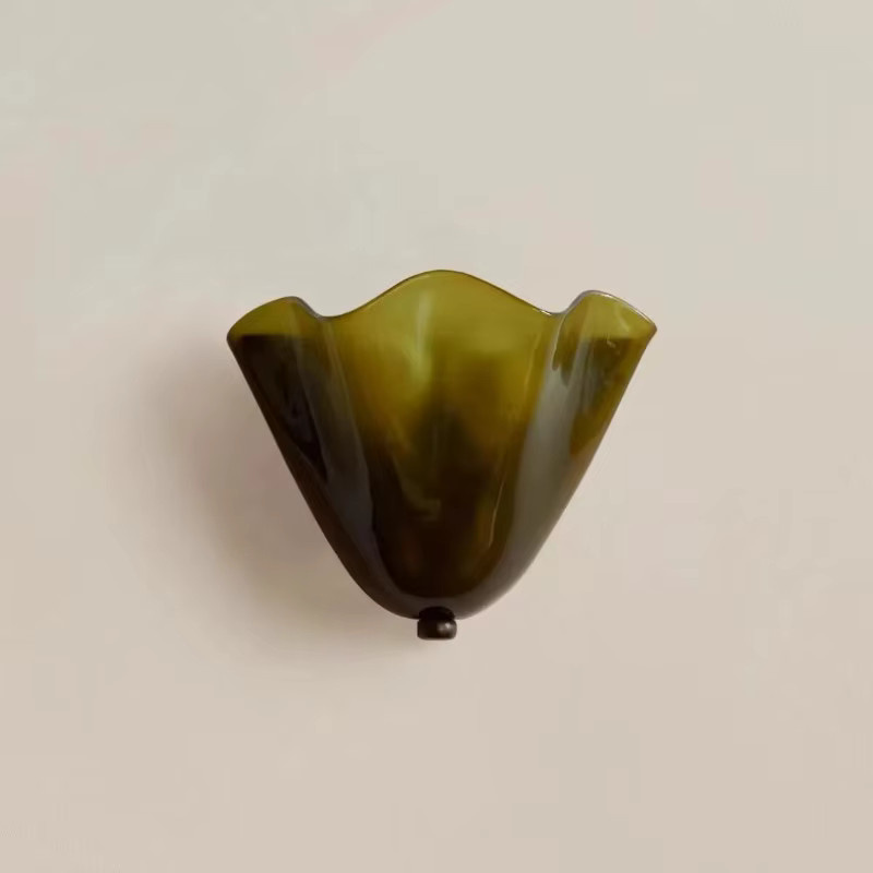 JIANKEXING Glas-Wandleuchte in Grün im minimalistischen nordischen Stil für Flur, Treppe und Nachttisch - Bild 2