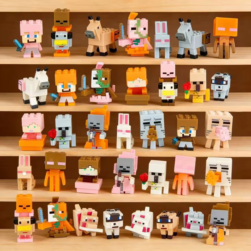 Hot Toys Mineworld Mini-Figuren, Actionfiguren, 36-teiliges Set, multicolour - Bild 3