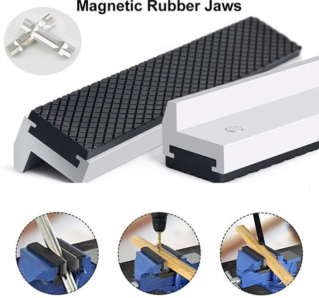 AMR Vise Magnetische Schutzabdeckung aus Aluminiumlegierung für 4-8 Zoll Werkzeugtischzangen - Bild 1