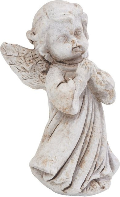 Othmar Decorations Deko-Engel aus Beton in Grau für die Weihnachtszeit - Bild 1