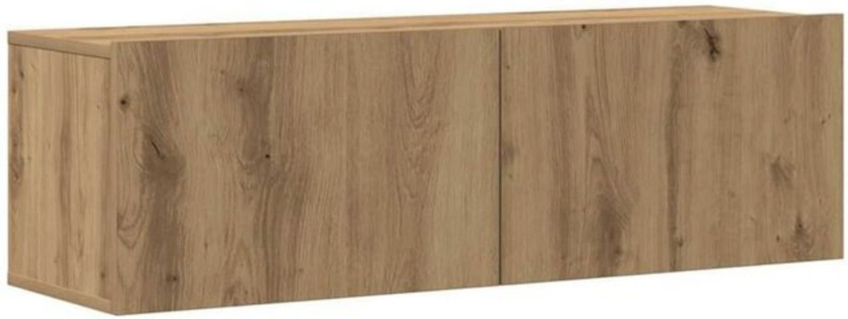 Vidaxl 3-teiliges TV-Schrank-Set zur Wandmontage in Artisan-Eiche Natur aus Holzwerkstoff - Bild 1