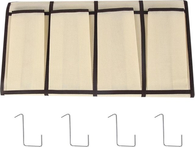 DIYelecs Hängender Schuhorganizer aus Vlies mit 24 Taschen in Beige - Bild 1