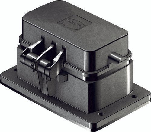 Harting Anbaugehäuse aus Kunststoff in Schwarz 19430100322 - Bild 1