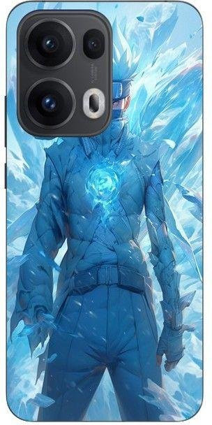 Maniaxcase Handyhülle für Oppo Reno 13 Pro 5G Naruto Anime Kakashi Hatake Design in Schwarz - Bild 1