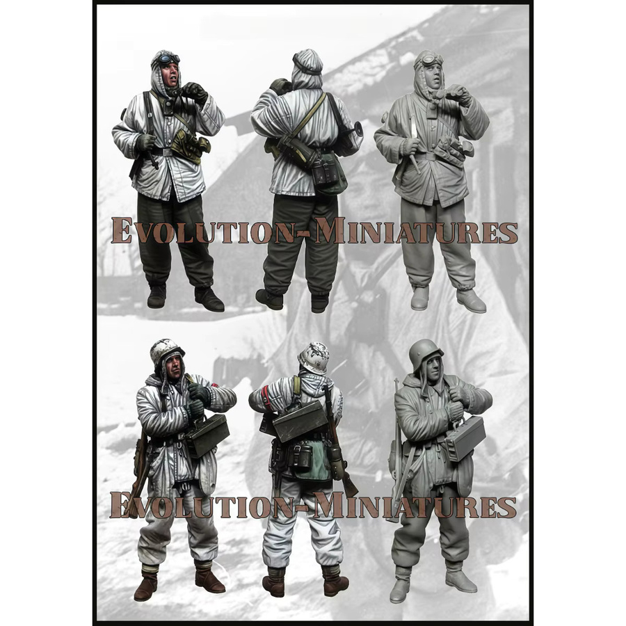 MEEKLION MODEL Deutsche Infanterie, Resin-Modellbausatz, Militär, 1/35 - Bild 2