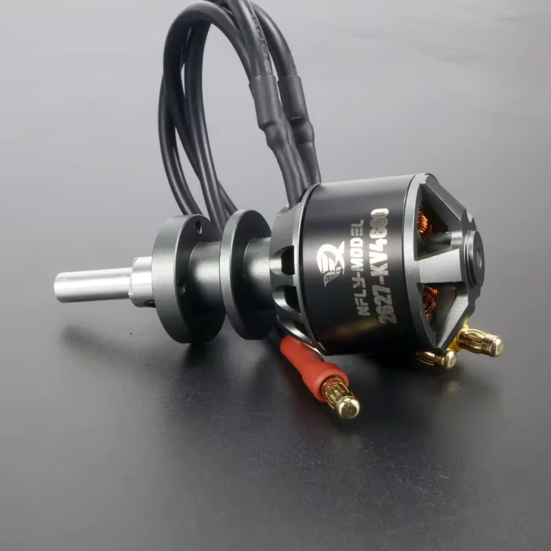 Xfly Model Edf 50 mm 12-Blatt-Culvert-Netzteil 2627-Kv4600 4 s externer rotierender bürstenloser Motor für Jet-Flugzeug-DIY-Lüfter - Bild 4