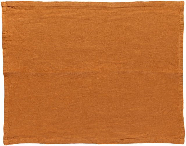 Costa Nova Tischset Maria aus Leinen in Orange, 10er Pack, B: 37 cm, L: 47 cm - Bild 1