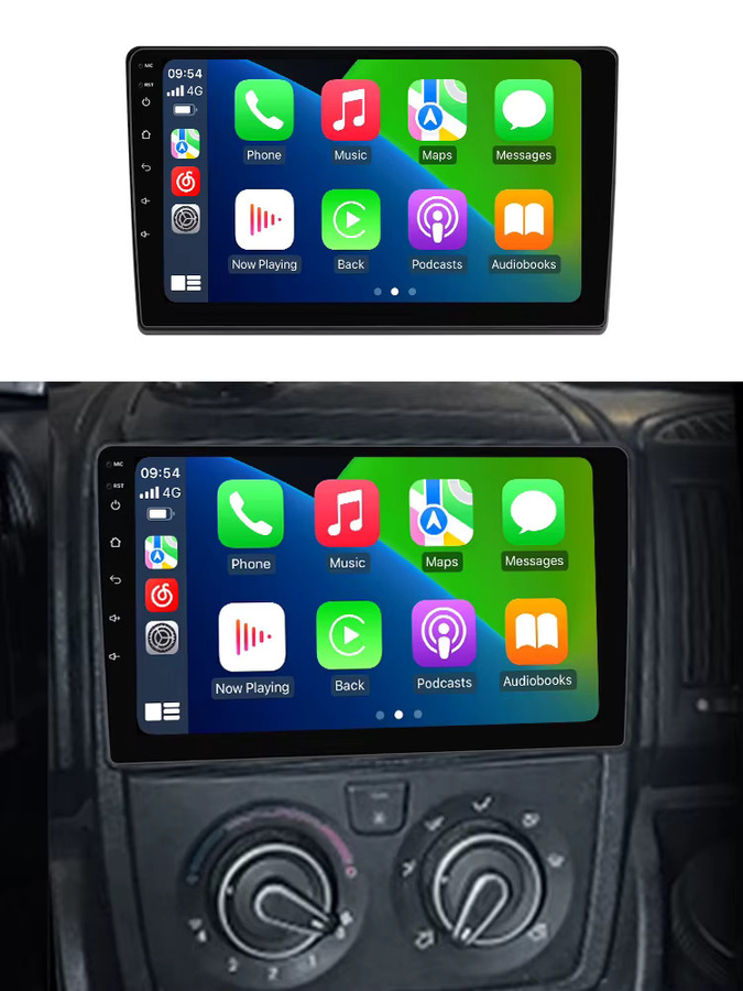 STRONGNAVI Android 14 Autoradio mit Carplay, WIFI und Bluetooth in Schwarz für Fiat Ducato, Peugeot Boxer 2 und Citroen Jumper 2 (2006-2015) - Bild 6