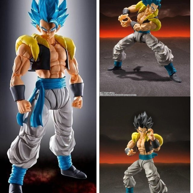 Bandai Dragon Ball Gogeta Super Saiyajin Actionfigur, Blau, Einzelfigur - Bild 1