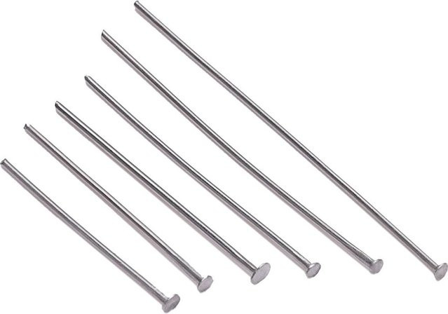 Kopfstifte Edelstahl, 18 mm, 100 Stück - Bild 1