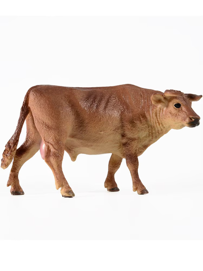 XIALIBAOMOWAN Kuh- und Kalb-Actionfiguren, gelb, braun, Kunststoff - Bild 2