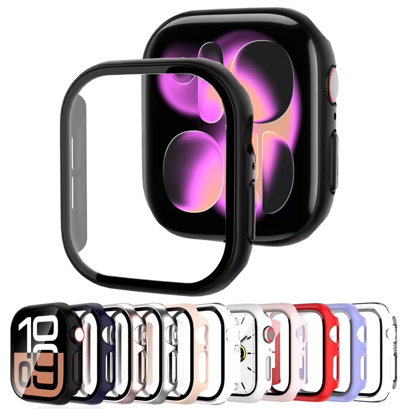 Apple Uhrenzubehör, Hülle und Displayschutzfolie, rot, Unisex - Bild 3