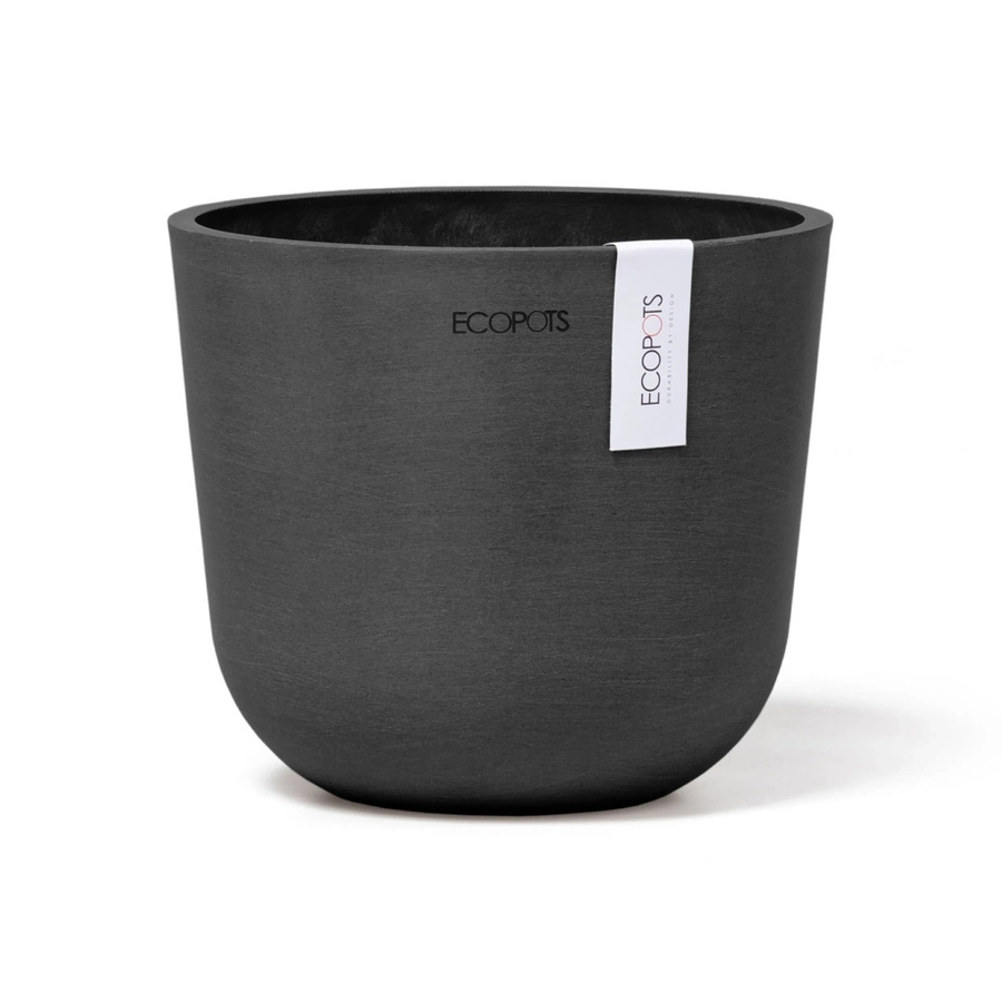 Ecopots Pflanztopf Oslo Mini Dunkelgrau in skandinavischem Design, B/T/H: 16 x 14 x 14 cm - Bild 2