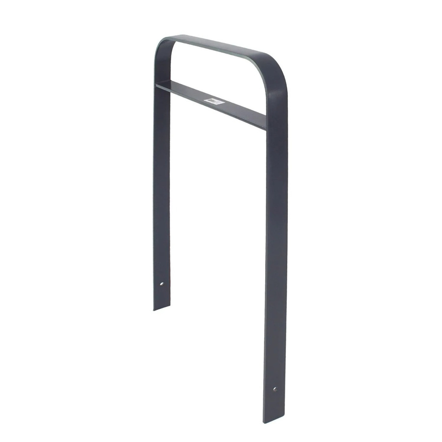 TRUTZHOLM Fahrradanlehnbügel Typ H aus Flachstahl in Anthrazit und Grau, H x B x T: 115 x 76 cm - Bild 2