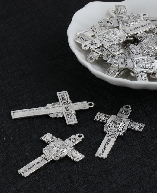 DOMINI BENEDICTUM Anhänger, Gesicht Christi Porträt, Silber, Unisex - Bild 1