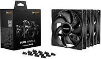 be quiet! Pure Wings 3 Gehäuselüfter 120mm PWM 3er-Pack, Schwarz - Bild 1