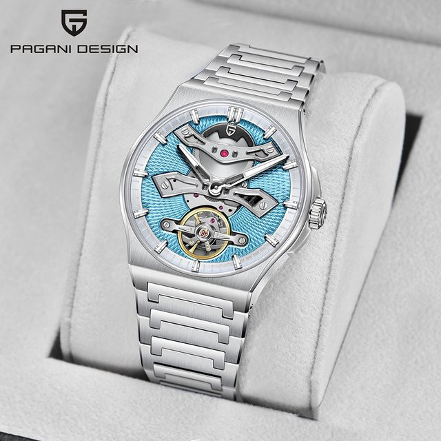 Pagani Design Armbanduhr, Automatik, Edelstahl, Saphirglas, 42 mm, Herren - Bild 1