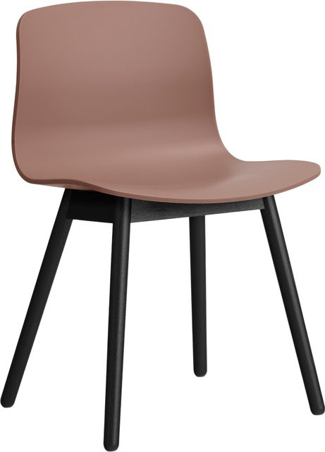 HAY About A Chair AAC 12 Designstuhl in Rot mit Eichengestell und Polypropylen-Schale - Bild 1