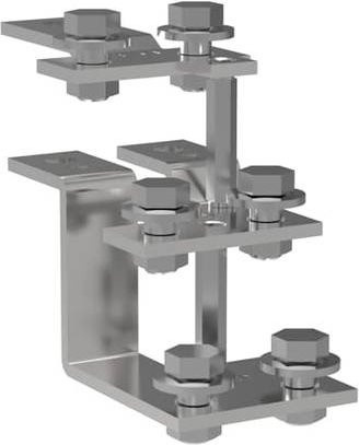 ABB Doppelanschluss für Kabelschuh ZHBM/ZLBM123 2x240mm² in Silber - Bild 1