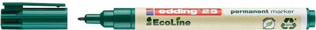 edding 25 EcoLine Permanentmarker mit feiner Spitze in Grün - Bild 1