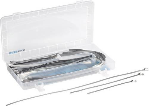 TRU Components Edelstahl Kabelbinder Silber, 50 Stück - Bild 1