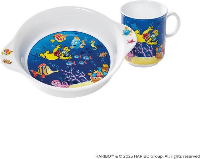 Ritzenhoff & Breker Kindergeschirr-Set Haribo Seaworld aus Melamin in Multicolour - Bild 1
