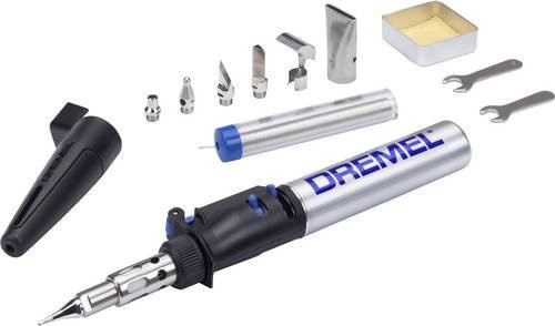 Dremel Versatip 2000-7 Gaslötkolben Set in Grau mit Lötspitze, Heißgasdüse und Schneidespitzen - Bild 1
