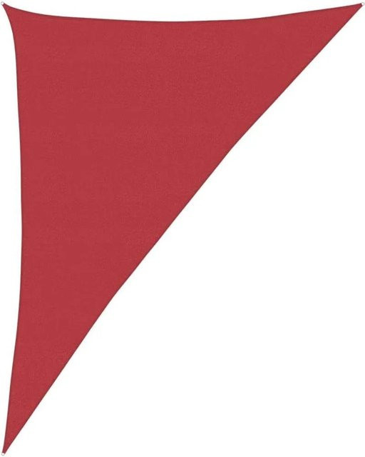 Furnicato Sonnensegel dreieckig aus HDPE in Rot - Bild 1