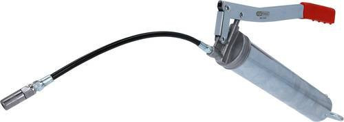 KS Tools Hebel-Fettpresse mit flexiblem Schlauch in Silber, 400g - Bild 1
