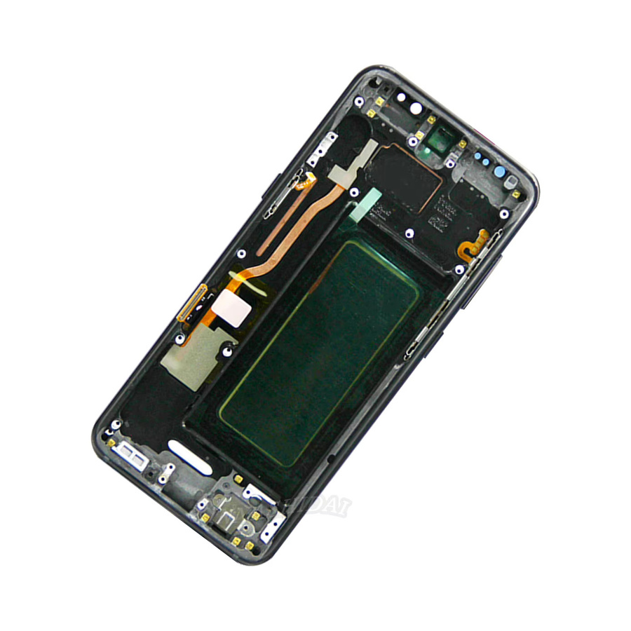 Samsung Galaxy S8 LCD Display mit OLED-Technologie und Touchscreen Montage in Schwarz mit Rahmen - Bild 3