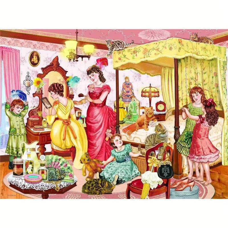 MaxRenard Schönheit im Boudoir, Cartoon Puzzle, 1.000 Teile - Bild 2