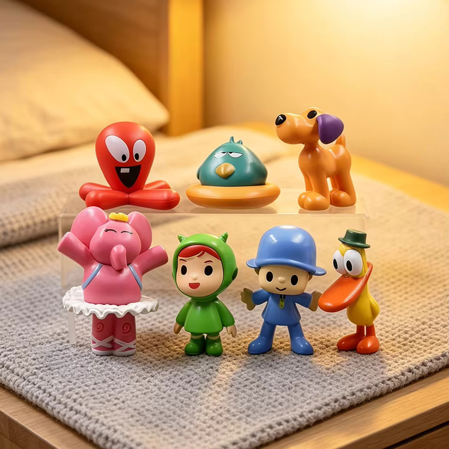 Bandai Pocoyo Tierfiguren, 7-teiliges Set, Puppen - Bild 2