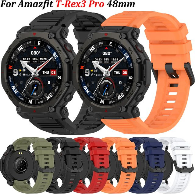 Amazfit Uhrenarmband Silikon, Schwarz, Unisex - Bild 1