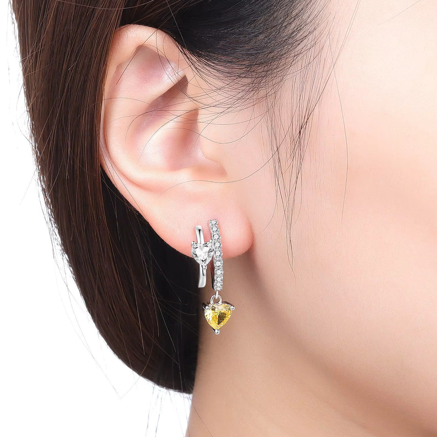 CYCUFF Ohrringe, 925 Silber, Zirkonia, Damen - Bild 2